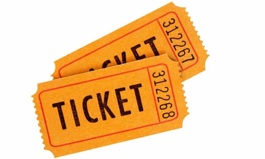 Picture of tickets
