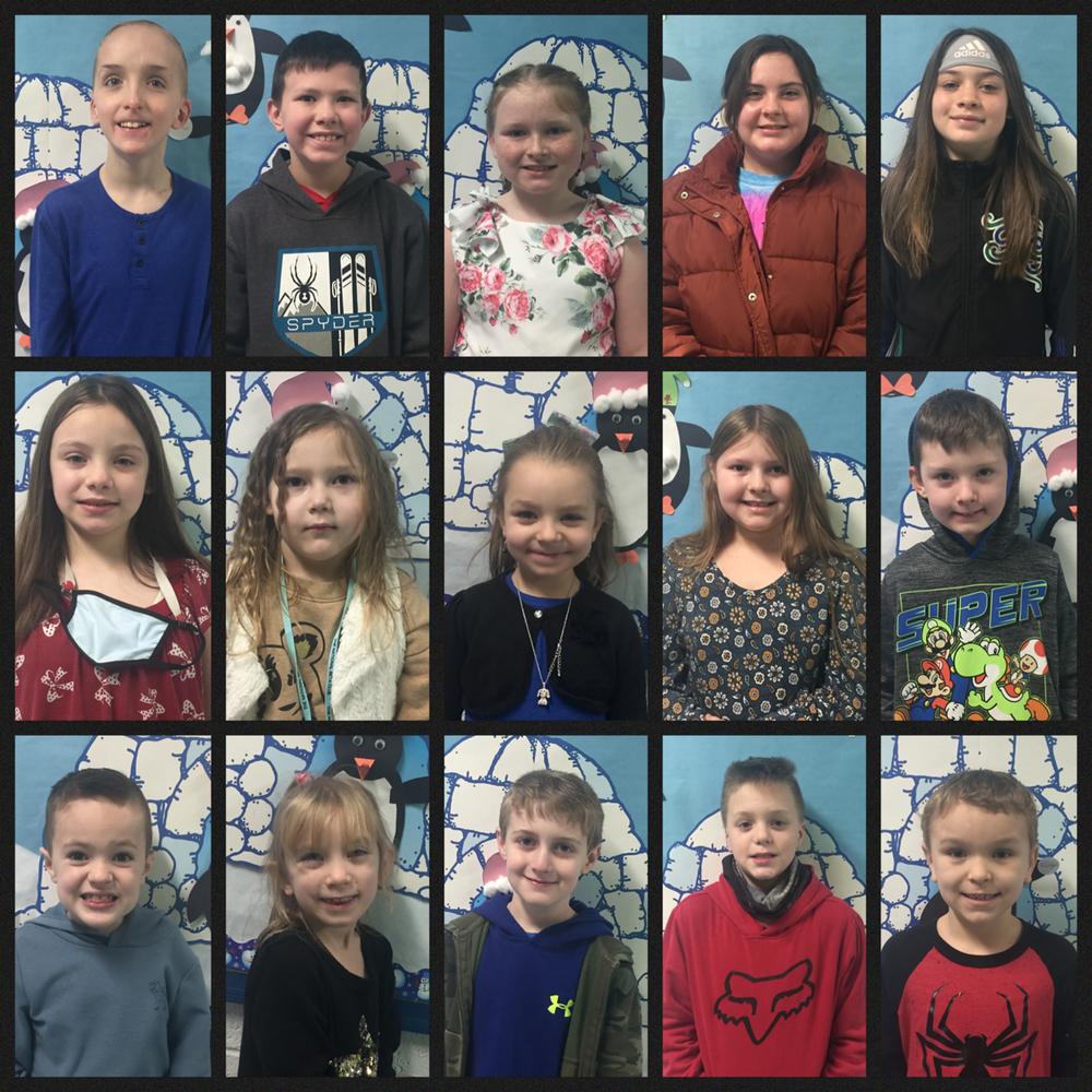 January Students of the Month 