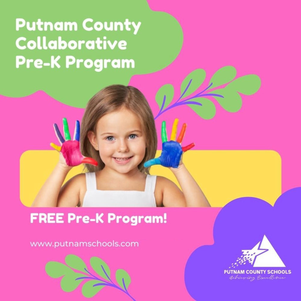 Putnam County Collaborative Pre-K Program with picture of little girl