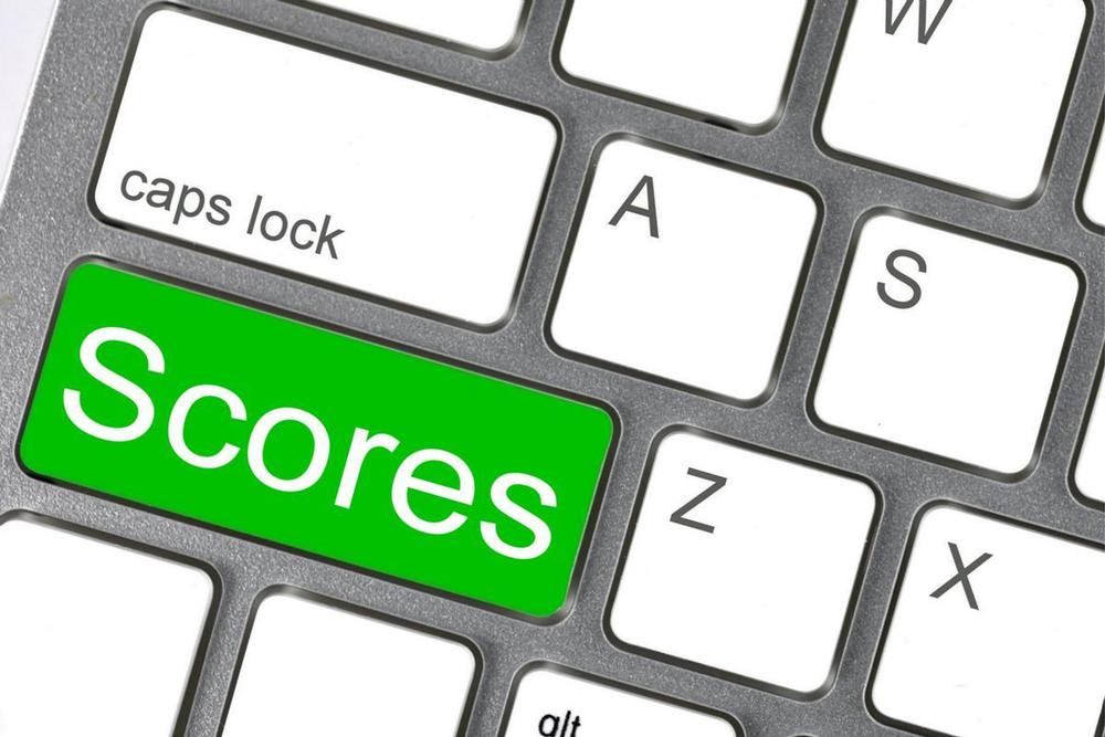 Scores on Keyboard