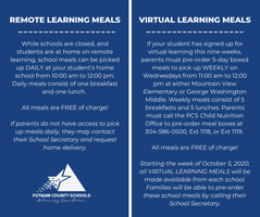 Remote and Virtual Learner Meal