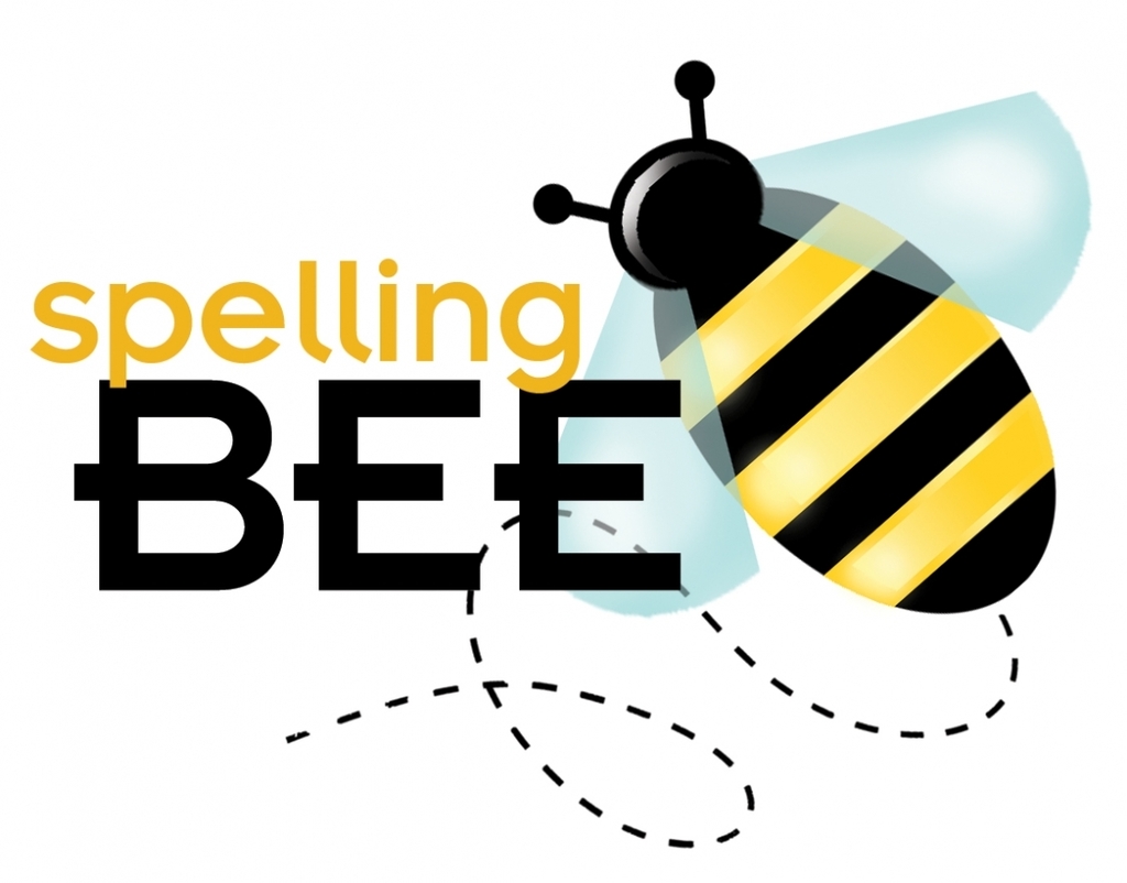 Bee icon with words Spelling Bee