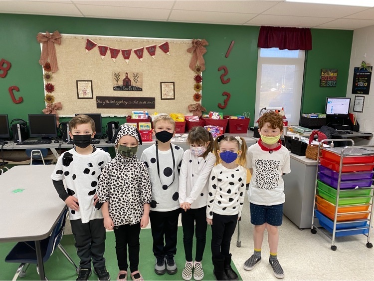 Mrs. Sutherland’s 101 Dalmatians on the 101st Day of School