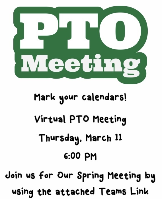 PTO Meeting 3/11/21