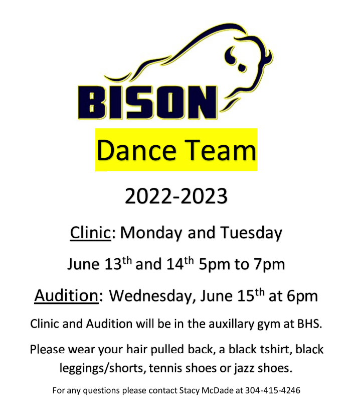Dance Team Clinic & Tryouts