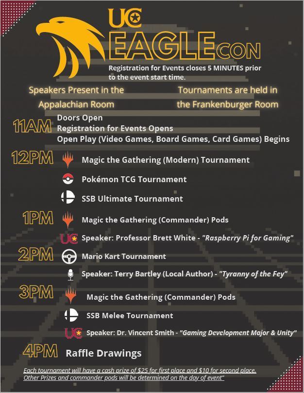 EagleCon Schedule