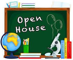 Picture that reads open house 